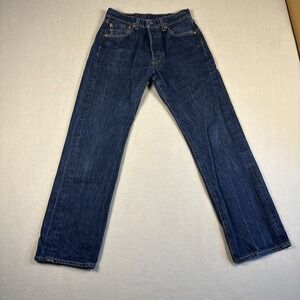 Levis 501 Jeans Men's Size 30x32 Blue Indigo Wash Button Fly